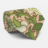 Cravate Green William Morris Motif des arts et de l'artisa (Roulé)