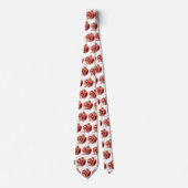 Cravate Grenade de fruit aquarelle tendance moderne (Devant)