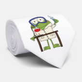 Cravate Grenouille dans le laboratoire de la Science (Roulé)