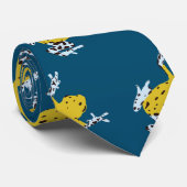 Cravate Grenouille jaune (Roulé)