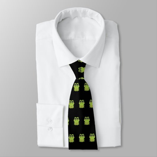 Cravate Grenouille Nerd (Attaché)