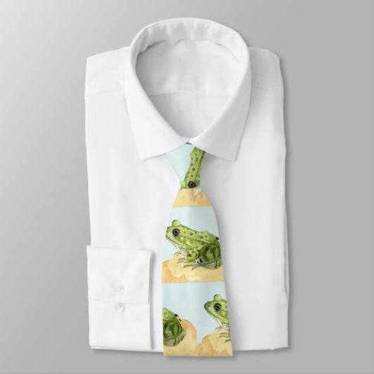 Cravate Grenouille verte (Attaché)