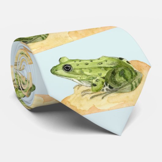 Cravate Grenouille verte (Roulé)