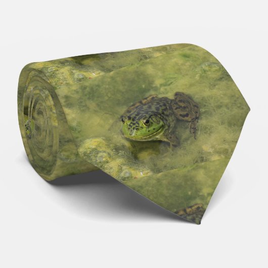 Cravate Grenouille verte (Roulé)