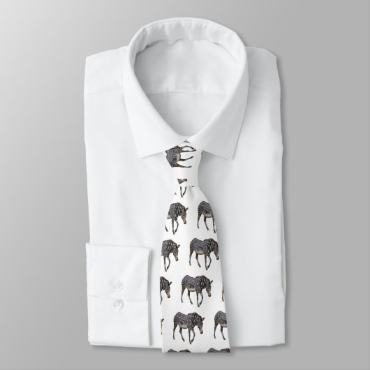 Cravate Grevy zebra isolé (Attaché)