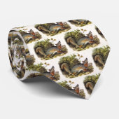 Cravate Grey Fox / Grey Fox Audubon's American Quadrupeds (Roulé)