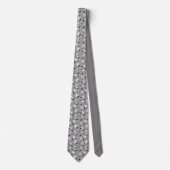Cravate Grey Geo Star & Triangle Pattern Tie (Devant)
