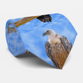 Cravate Griffon vulture on branch (Roulé)