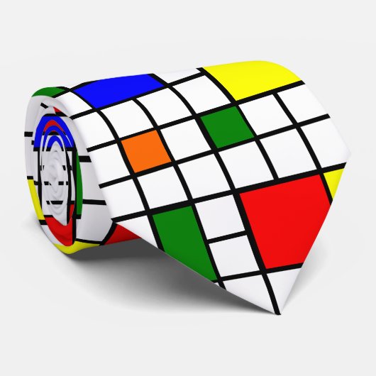 Cravate Grille Bauhaus (Roulé)