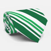 Cravate Grille de menthe verte (Roulé)