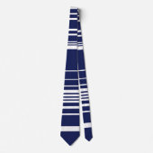 Cravate Grilles complexes - Bleu (Devant)