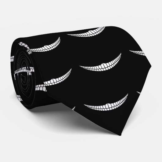 Cravate Grimace de Cheshire (Roulé)