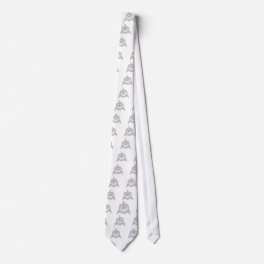 Cravate Grimacerie du requin (Devant)