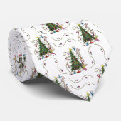 Cravate Grinch Classique | Sapin de Noël (Roulé)