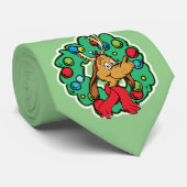 Cravate Grinch | Couronne de Noël Max (Roulé)