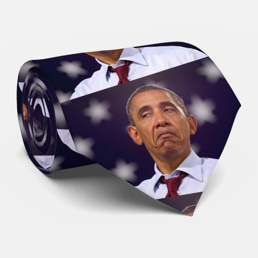Cravate grincheuse de Barack Obama (Roulé)