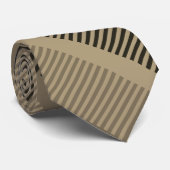Cravate Gris Brown foncé élégant (Roulé)
