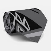 Cravate Gris de médecine d'ours (Roulé)