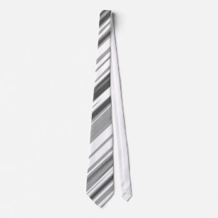 Cravate Gris et blanc Gris et Gris