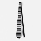 Cravate Gris et noir (Devant)