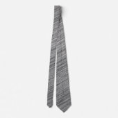 Cravate gris Faux Knitted (Dos)