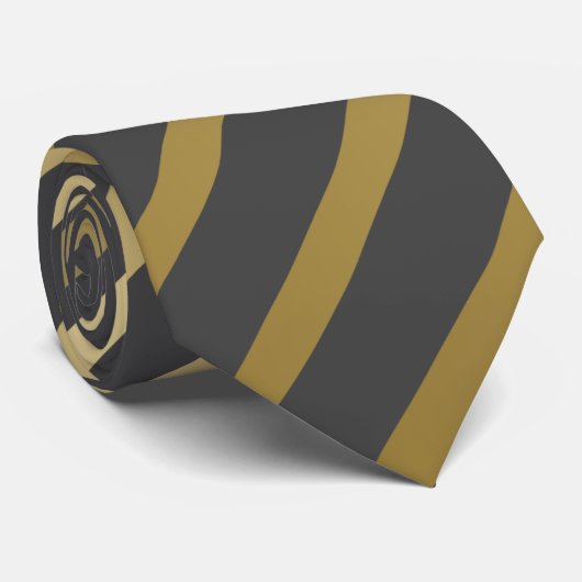 Cravate Gris Jaune (Roulé)