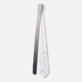 Cravate Gris maillage géométrique ombre motif (Dos)