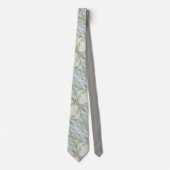 Cravate Gris Turquoise et vert (Devant)