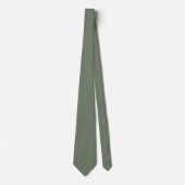 Cravate gris vert Muet couleur tendance (Devant)