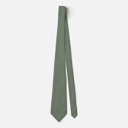 Cravate gris vert Muet couleur tendance (Devant)