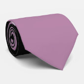 Cravate Gris Zigzag, Gris Chevron, Motif Zigzag, Violet (Roulé)