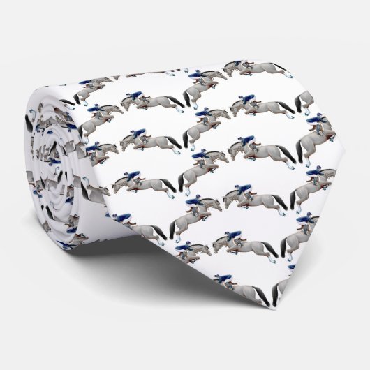 Cravate grise de cheval de pullover d'exposition (Roulé)