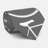 Cravate grise de cycle de vélo (Roulé)