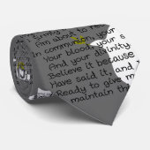 Cravate grise de premier jour de sainte communion (Roulé)