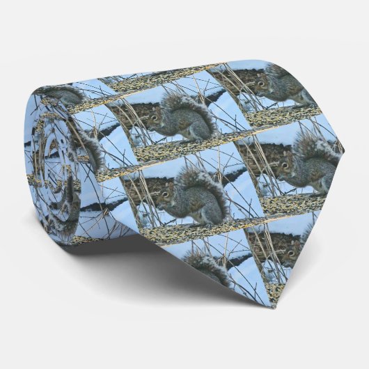 Cravate grise d'écureuil (Roulé)