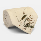 Cravate Grive d'ermite des oiseaux d'Amérique d'Audubon (Roulé)