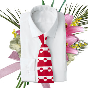 Cravate Groenland, mode professionnelle, Drapeau d