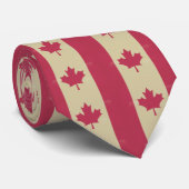 Cravate gronder le drapeau canadien (Roulé)