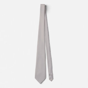 Cravate Groomsmen Gris Clair Initiales Mariage