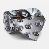 Cravate Gros mouton de bélier à corne - Mouflon (Roulé)