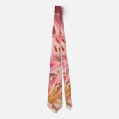 Cravate Gros plan Photographie Florale Rose Pâques Lily (Devant)