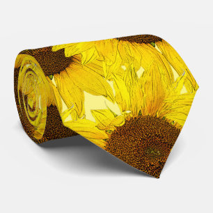 Cravate Grosse fleur