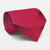 Cravate Grosse Rose rouge (Roulé)