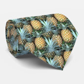 Cravate Groupe d'ananas tropical hawaïen (Roulé)