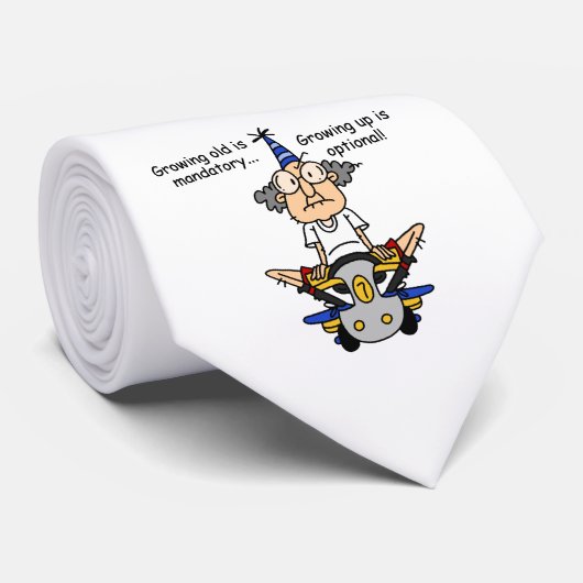 Cravate Growing Up est un Humour facultatif (Roulé)