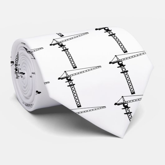 Cravate Grue de construction (Roulé)