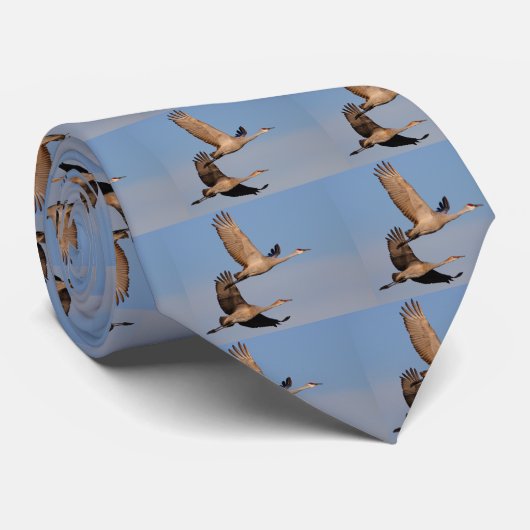 Cravate Grues (Roulé)