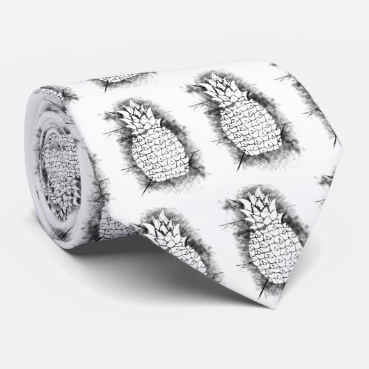 Cravate Grunge d'ananas (Roulé)