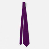 Cravate Grunge Dark Magenta Solide (Dos)