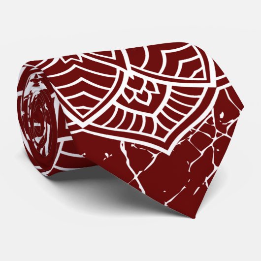 Cravate Grunge Mandala (Roulé)